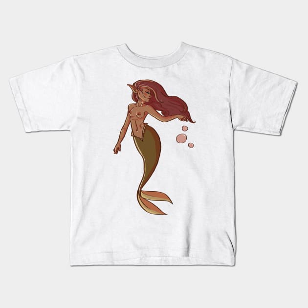 Mermaid Kids T-Shirt by SiobhanAislinn